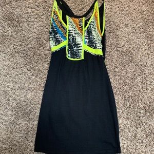 Multi color mini dress
